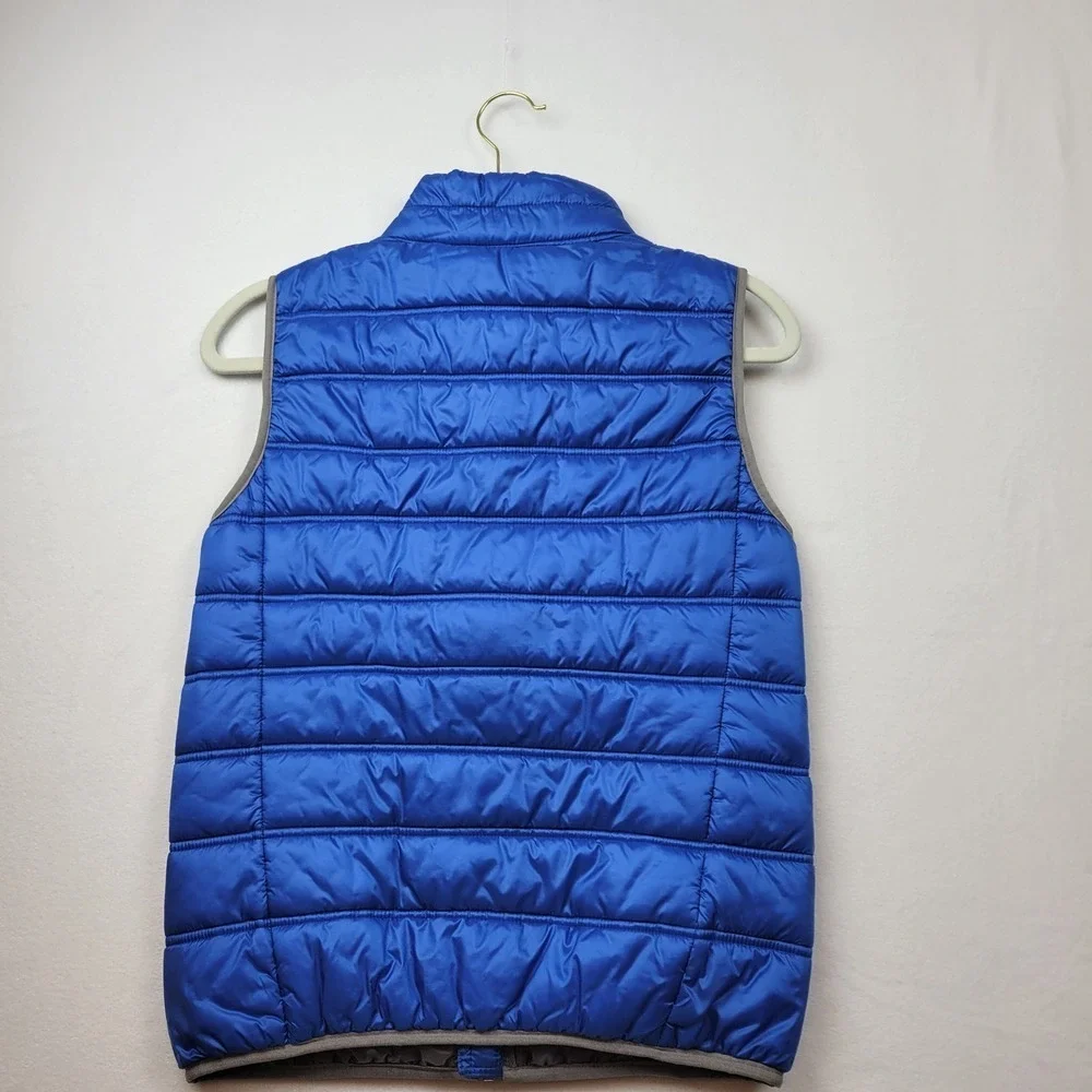 Eddie Bauer Bright Blue Kids Puffer Athletic Hiking Vest Spring XL
